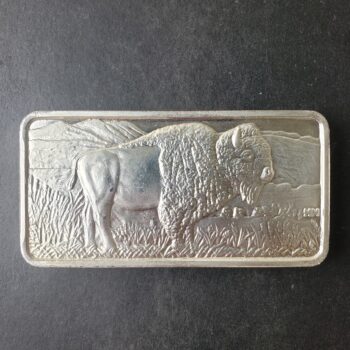 10oz Silver Buffalo Bar at $1/oz Over Spot