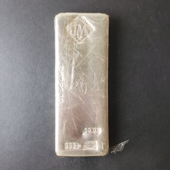 Johnson Matthey 50oz Silver Canada Bar