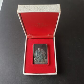 1975 Hamilton Mint 1oz Silver Norman Rockwell Ingot