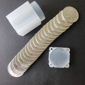 Tube of 20 $1 Peace Silver Dollars