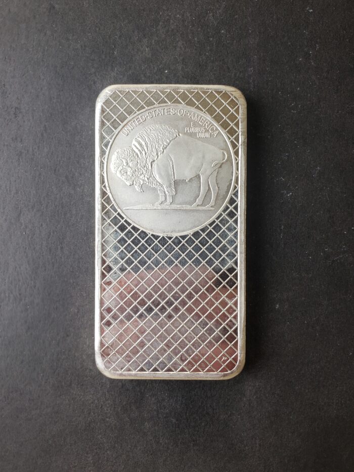 SilverTowne 10oz Silver Buffalo Bar at 50c/oz Over Spot - Image 2