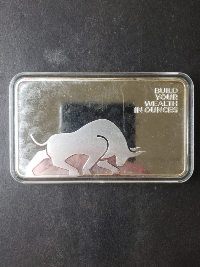 Silver Gold Bull 10oz Silver Bar in a Capsule at $1/oz Over Spot - Image 2