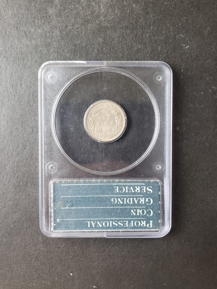 1913 10c Barber Silver Dime PCGS MS64 - Image 4