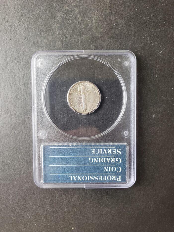 1942 10c Winged Liberty Silver Dime PCGS MS64 FB - Image 4