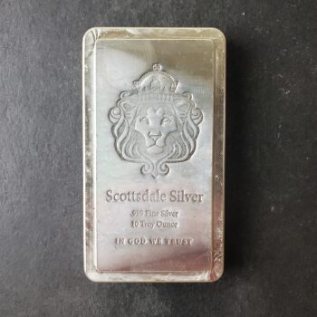 Scottsdale Mint 10oz Silver Bar