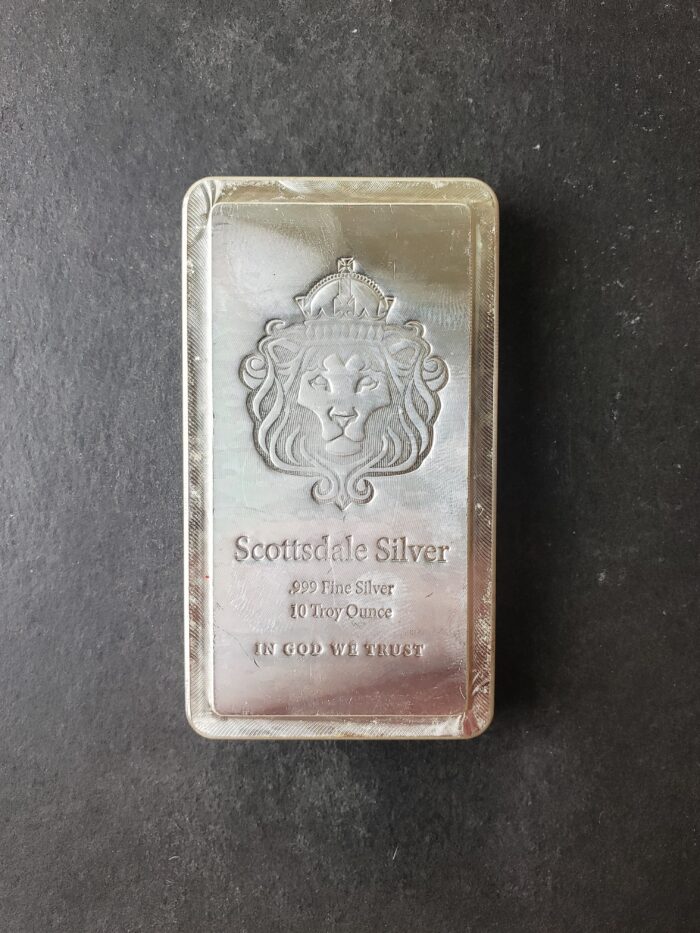 Scottsdale Mint 10oz Silver Bar