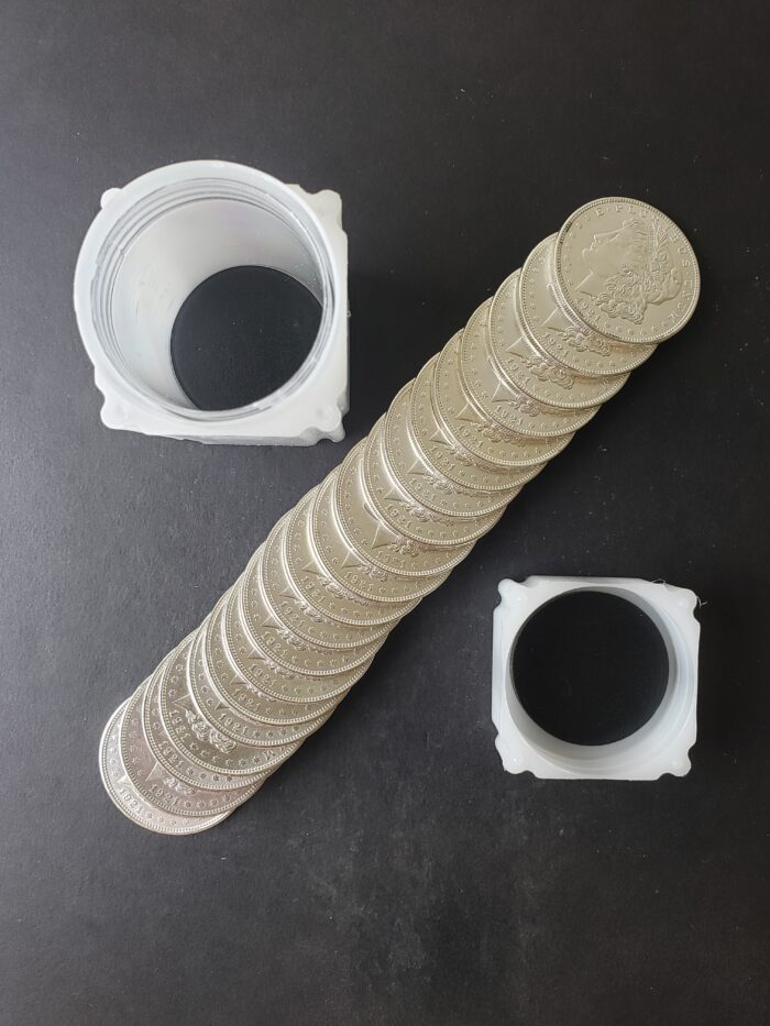 Tube of 20 1921 $1 Morgan Silver Dollars