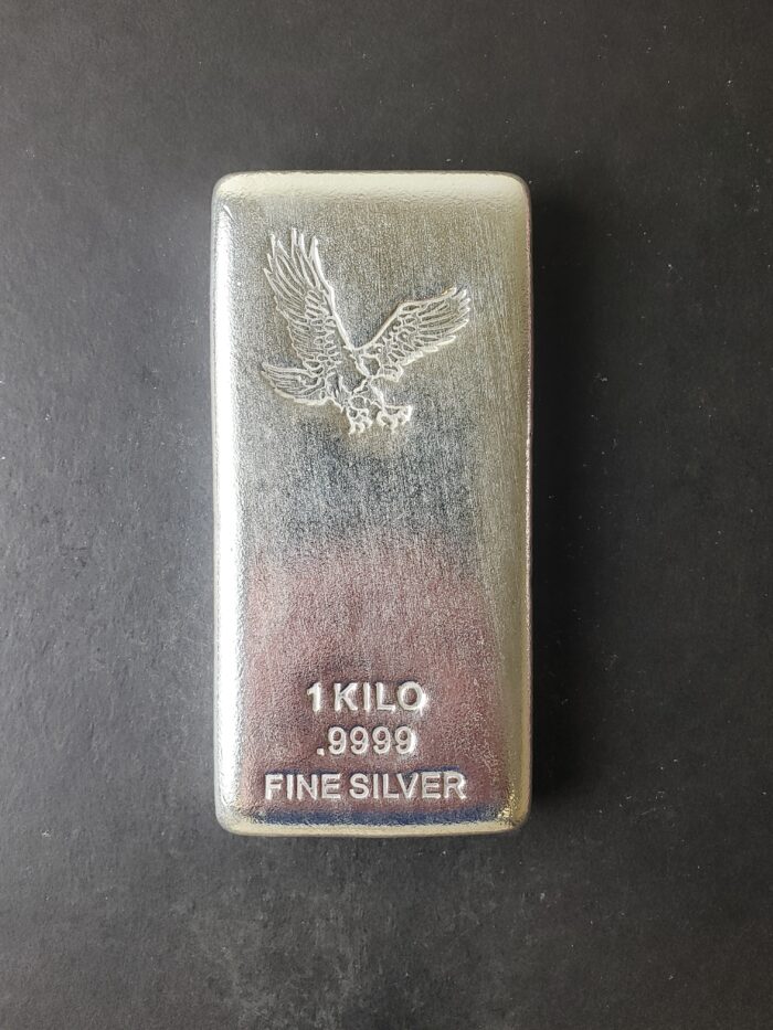 1 kilogram Silver Eagle Bar at Spot