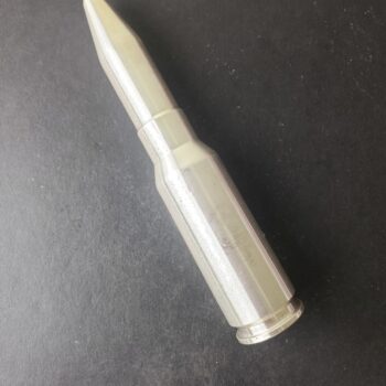 25oz Silver Piece Shaped as a Large Bullet