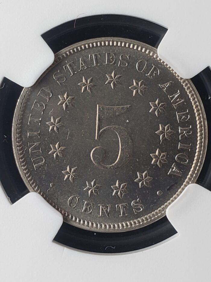 1878 Proof 5c Shield Nickel NGC PF66 - Image 3