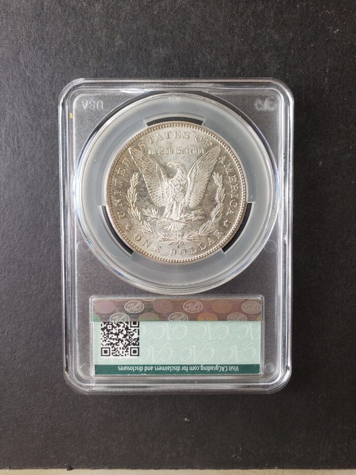 1881 S $1 Morgan Silver Dollar CAC MS62 - Image 4