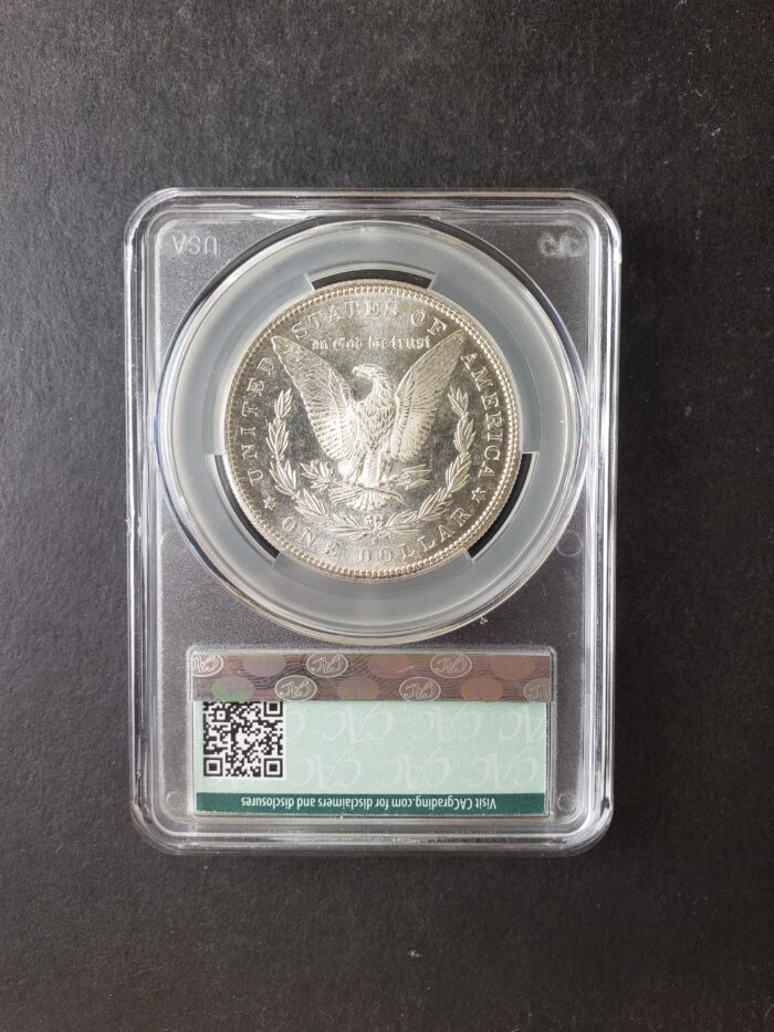 1881 S $1 Morgan Silver Dollar CAC MS65+ - Image 4