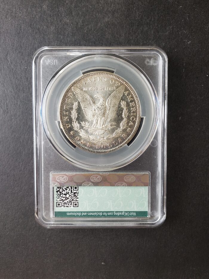 1881 S $1 Morgan Silver Dollar CAC MS64 - Image 4