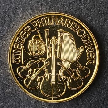 2024 Austria 10 Euro 1/10oz Gold Vienna Philharmonic Coin