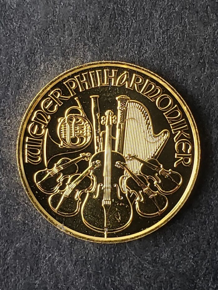 2024 Austria 10 Euro 1/10oz Gold Vienna Philharmonic Coin