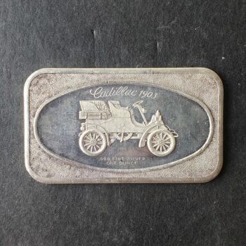 1oz Silver Car Art Bar