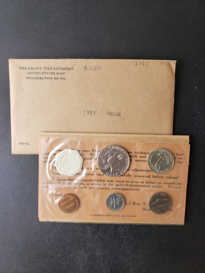 1961 United States Mint Proof Set - Image 2