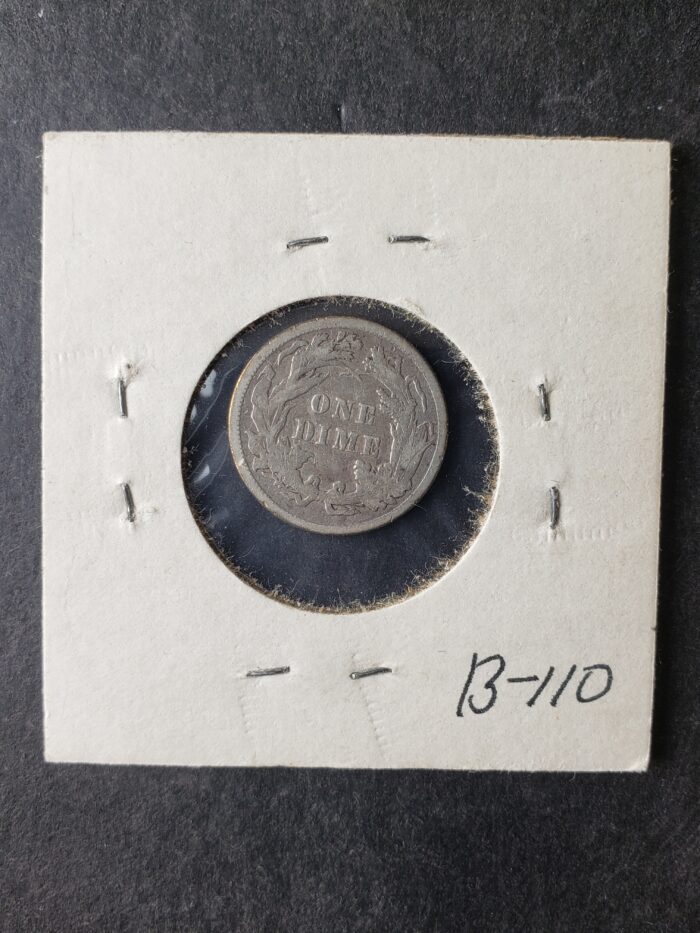 1891 10c Seated Liberty Silver Dime - Image 2