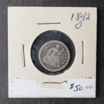 1842 O 10c Seated Liberty Silver Dime