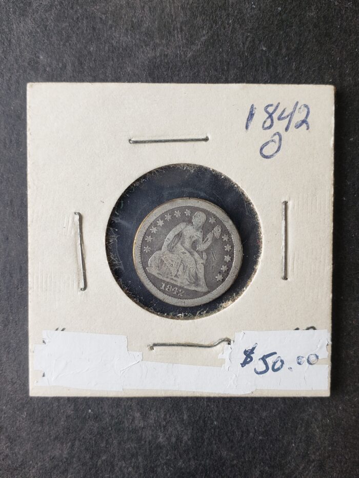 1842 O 10c Seated Liberty Silver Dime